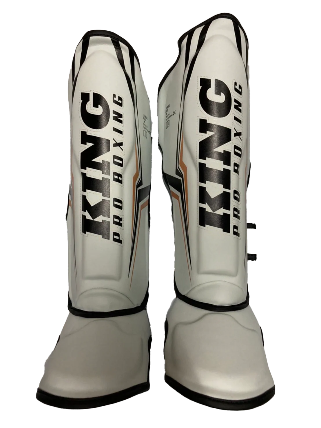King Pro Boxing Shin Guards Thor White - Image 2