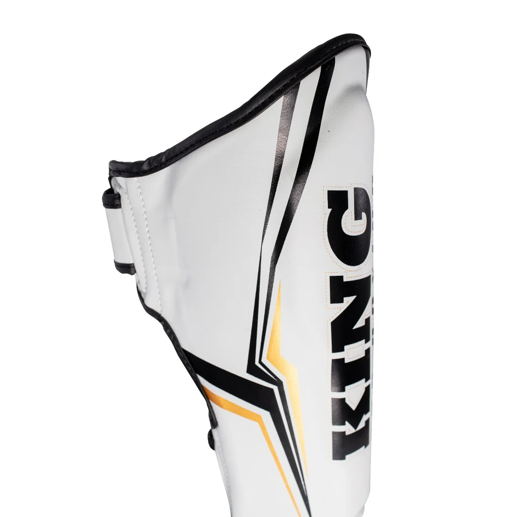 King Pro Boxing Shin Guards Thor White - Image 3