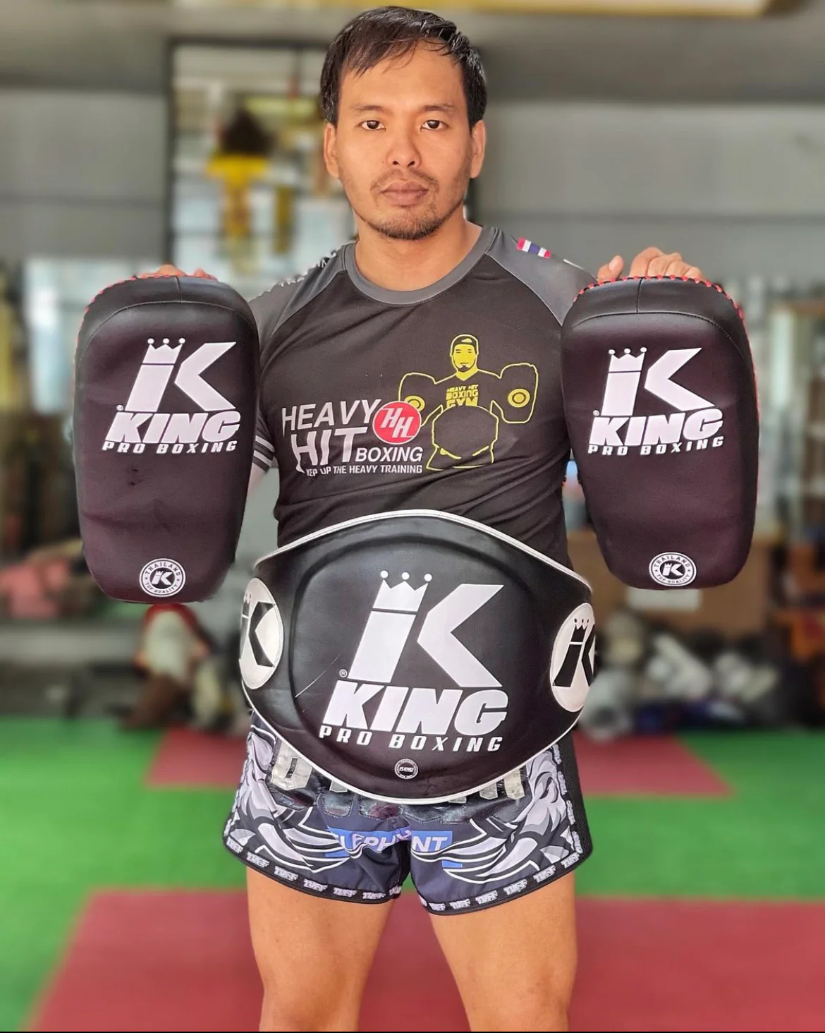 King Pro Belly Pad for TRAINER GAE BP Black - Image 4