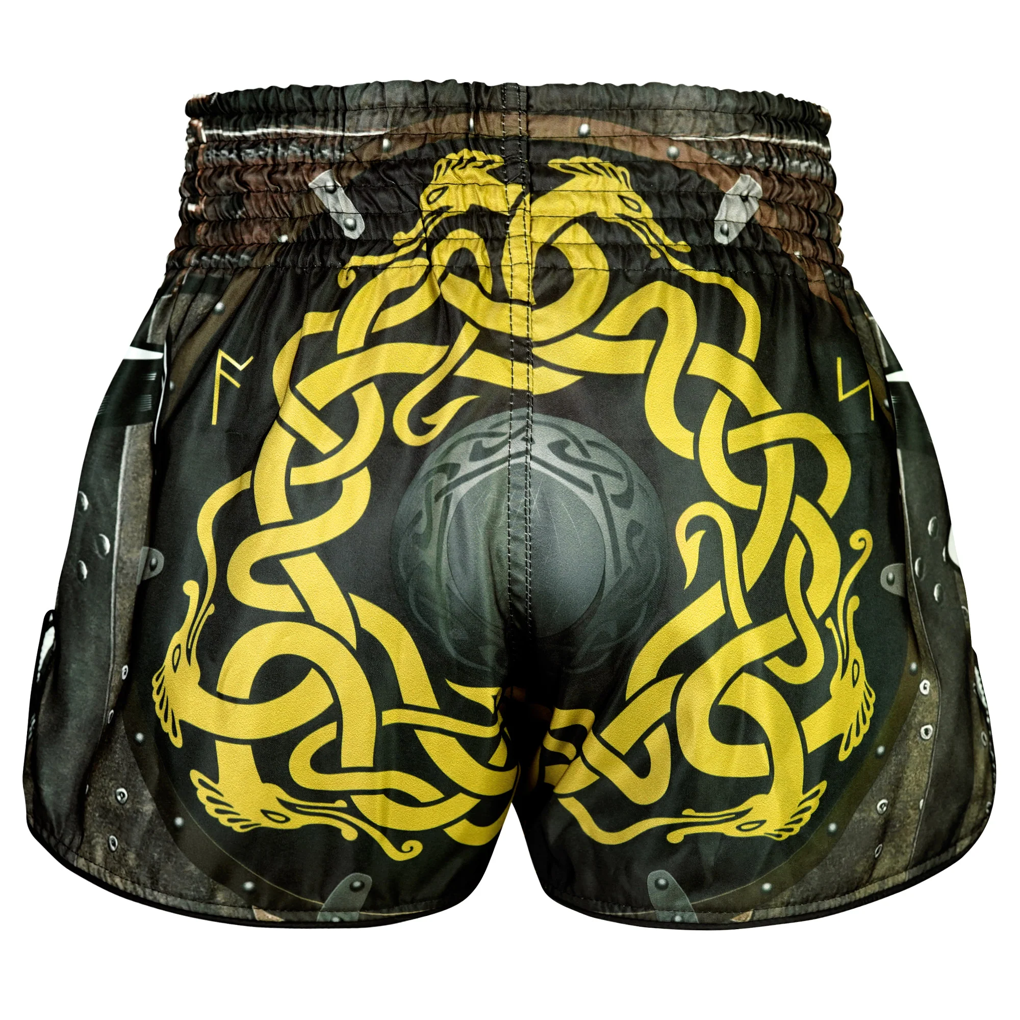 Tuff Muay Thai Shorts TUF-RMS120-BRN - Image 2